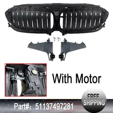 Front Radiator Grille Active Air Shutter For BMW G30 G31 2017-2020 With Motor