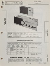 SAMS PHOTOFACT SERVICE MANUAL 425-4 DAVID BOGEN MODEL R1-6