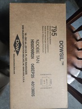Dowsil 795 Silicone Building Sealant 20 Fl Oz Adobe Tan Box of 16 NEW