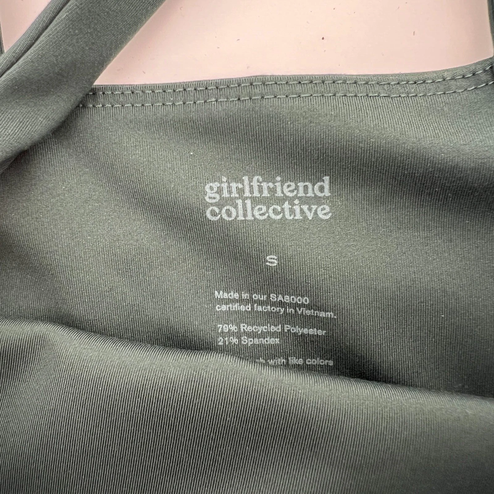 girlfriend-collective sports bra uma one shoulder tank-bra