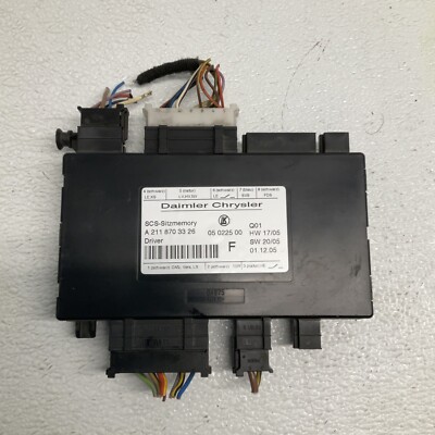 Mercedes C-Class W203 Front Driver Seat Control Module OEM  