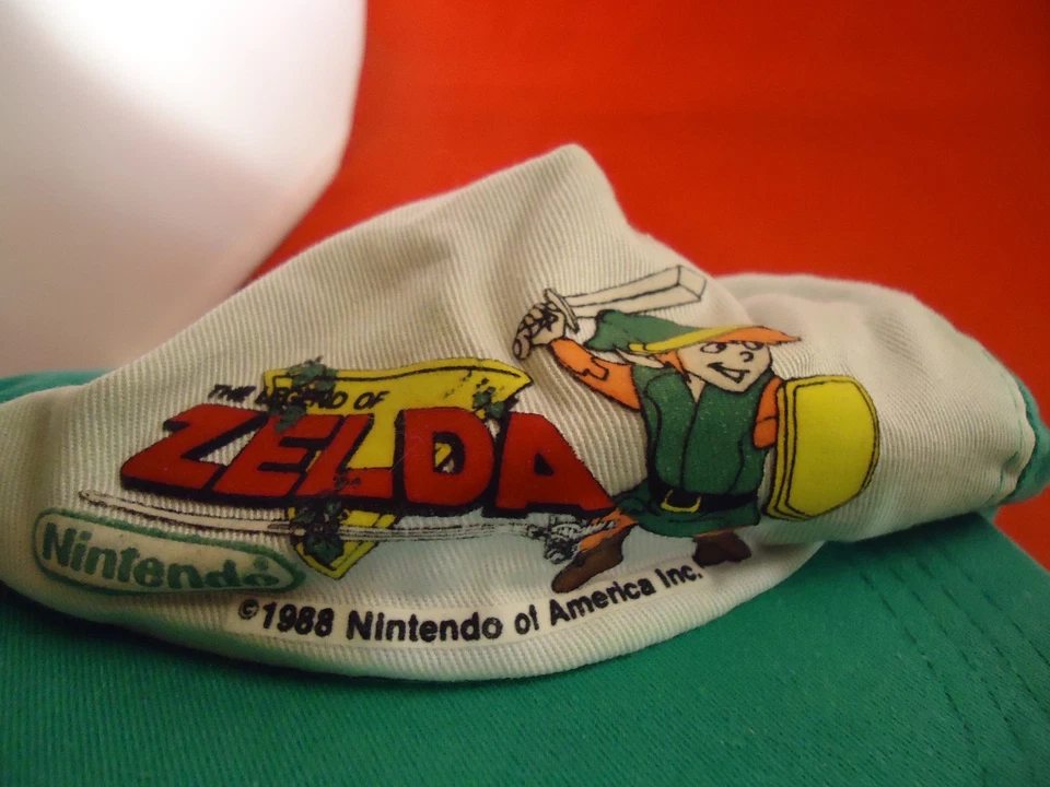 The Legend of Zelda Link Nintendo NES Оригинальная Шляпа для Мальчика Промо Официальная Крышка 1989 - Изображение 2 из 4