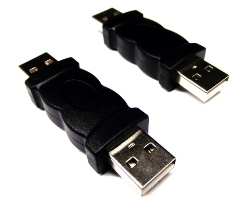From OZ Quality 2PC USB Male to USB Male 2.0 Spec Adaptor Connector Changer +FP! - Picture 7 of 8