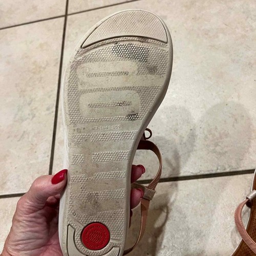 Fitflop Tia fringe toe thong sandal size 9 - Picture 7 of 11