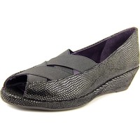 Vaneli Uu Women Us 7 N S Black Peep Toe Flats Vaneli Uu Women Us 7 N S Black Peep Toe Flats