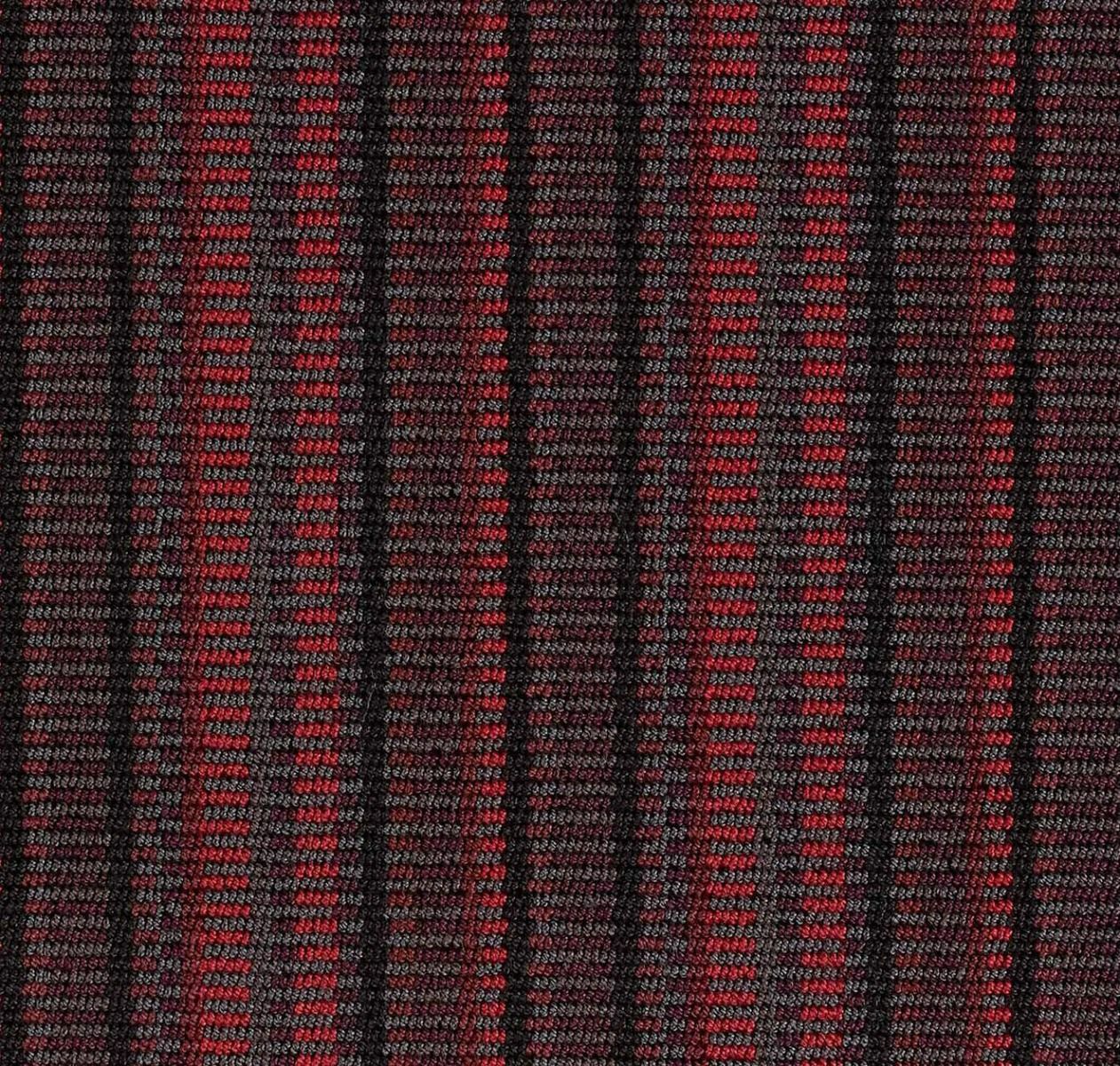 Herman Miller 8.375 yd Corded Stripe Red Madder Upholstery Fabric Sale Ends 3/10  