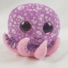 TY Beanie Boos Legs the Octopus Glitter Pink Eyes 5" Missing Swing Tag 2014