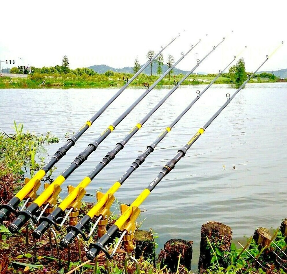 Black Widow Fishing Pole Retractable Fishing Pole Portable