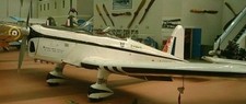 Miles M.18 Low-Winged Civil Utility Aircraft Mahogany Wood Model Replica Large