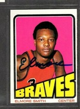 1972 Topps #76 Elmore Smith Buffalo Braves  Signed Autograph (TT8) SWSW