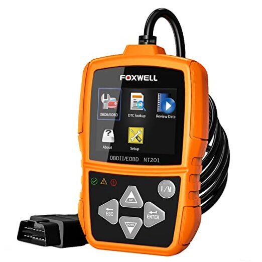 NT201 OBD2 Scanner for Engine Light Diagnostics & Car Code Reading-image