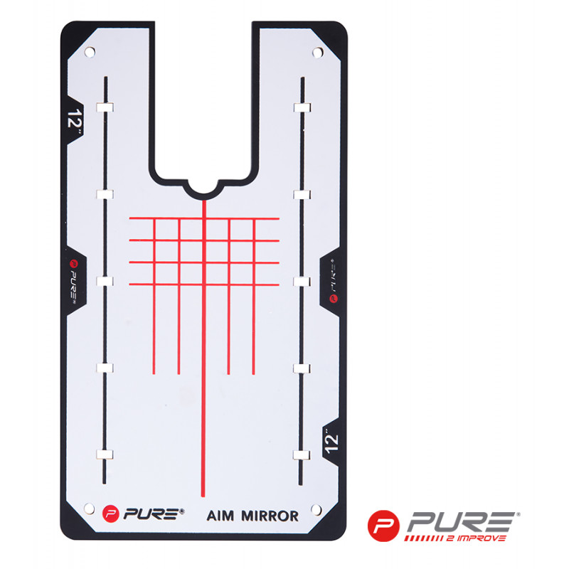 Pure2improve - 12"" Golf Practice Putting Mirror Training Aid - P2I641820