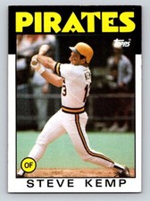 1986 Topps #387 Steve Kemp Pittsburgh Pirates
