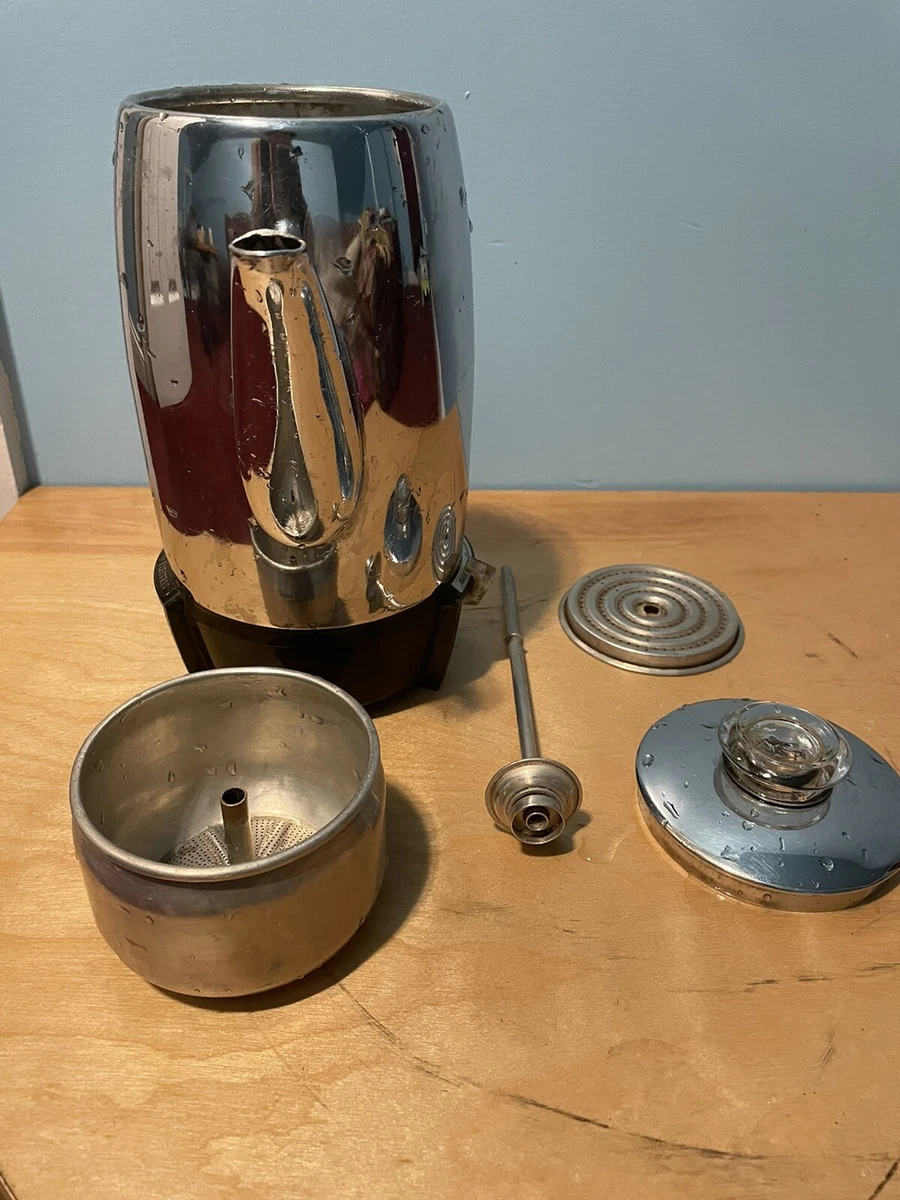 Vintage GE GENERAL ELECTRIC AUTOMATIC PERCOLATOR 36P12 COFFEE POT