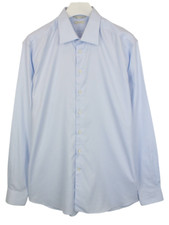 Suitsupply Try On Slim Fit Formal Shirt Mens 45-7/17 3/4L Button Up