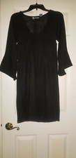 JouJou Black Sweater Dress w/Flared Arms NWOT Size L