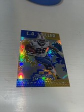 CJ Spiller 2014 Panini Rookies & Stars Longevity blue insert Crusade card