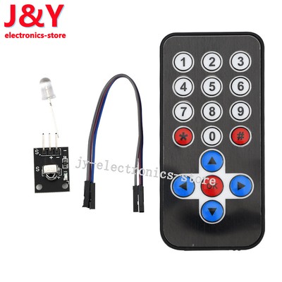 2PCS HX1838 VS1838 Arduino Infrared IR Wireless Remote Control Sensor Module Kit