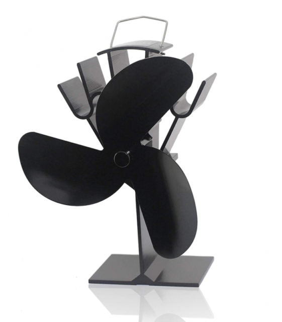 Tomersun 3 Blades Heat Powered Stove Fan for Wood Log Burner for sale  online | eBay