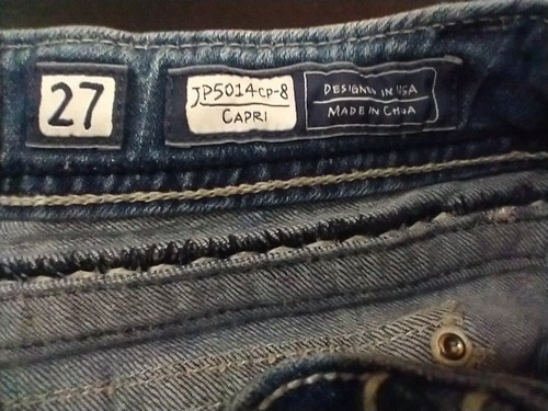 EUC women's MISS ME jeans / style CAPRI - SIZE 27 - Picture 7 of 10