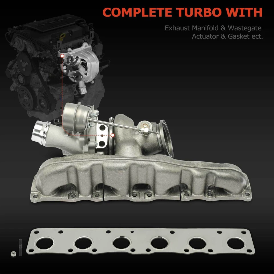 Turbocompresor para BMW 535i GT xDrive 740i xDrive 640i ActiveHybrid 5 7 3,0 L Foto 2 de 4