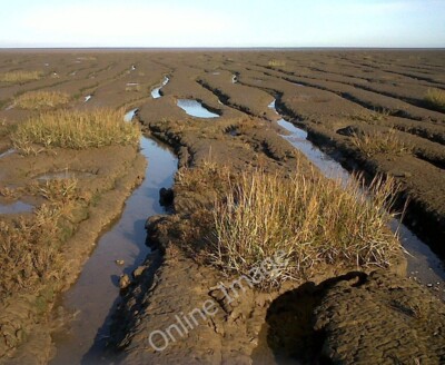 Photo 6x4 View across Breast Sand to the Wash A close up view of some of  c2011