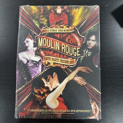 Moulin Rouge (2001) DVD's BRAND NEW 2-Disc Nicole Kidman Ewan McGregor SEALED