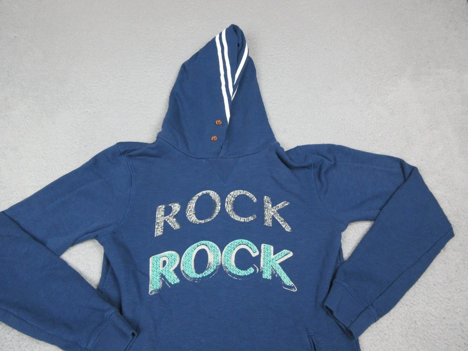 Шотландский укороченный свитер для мальчиков 16 синий толстовка с капюшоном повседневный уличный молодежный детский - Изображение 3 из 4