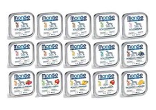 Monge monoproteico umido per cane vaschette da 150 gr scatoletet cani cuccioli