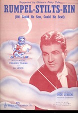 DICK JURGENS Sheet Music "Rumpel-Stilts-Kin Oh Could He Sew, Could He Sew "