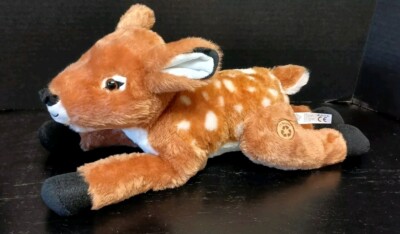 The Petting Zoo Realistic Baby Deer Fawn Plush
