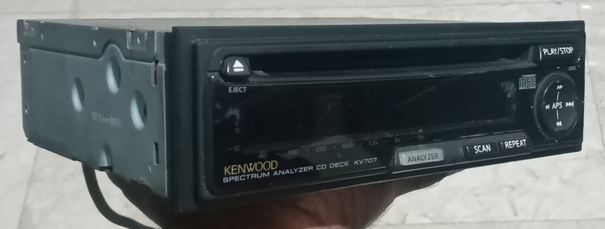 Kenwood KV707 Spectrum Analyzer CD Deck classic old school rare