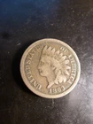 Indian Head Cent 1863 Copper Nickle Good #10