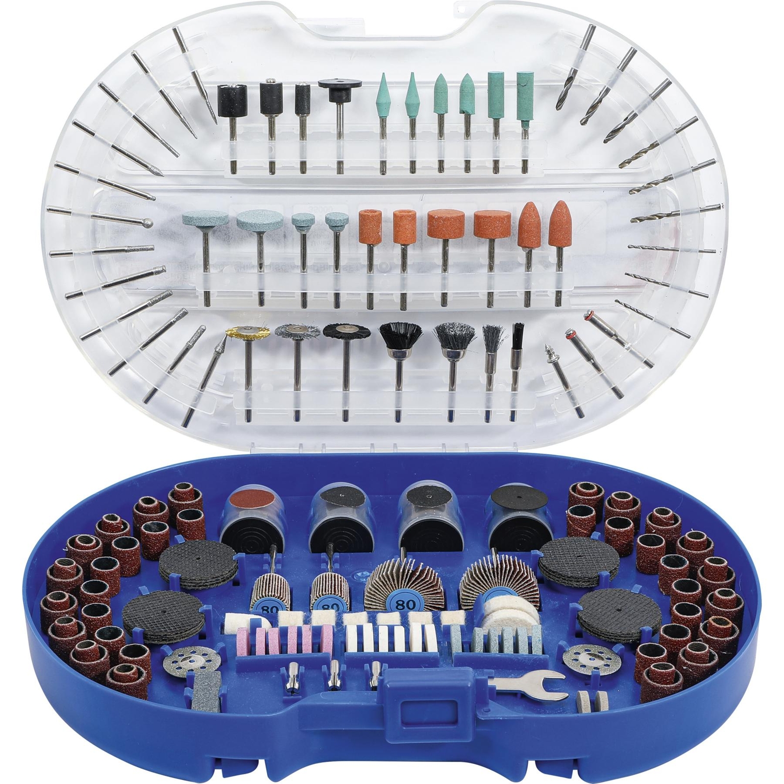 Kit d'accessoires de ponçage et polissage rotatif pour lisser les surfaces dures sans effort