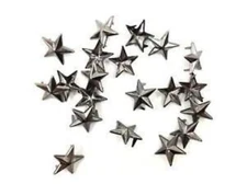 50 Pcs Metal Star Studs Claw Nailhead Punk Rivets for Bag Cloth, 20MM