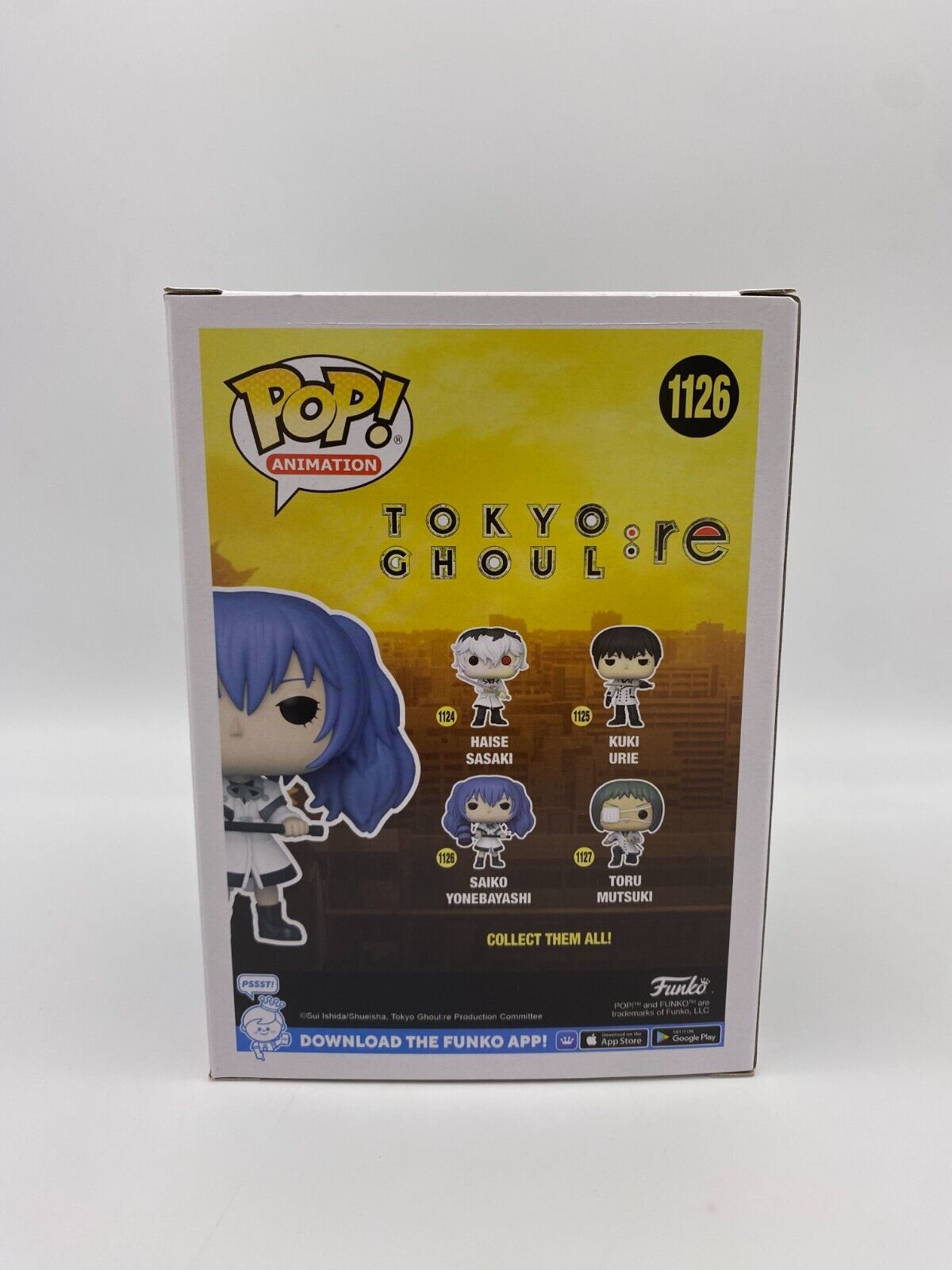 Funko POP! Saiko Yonashi Tokyo Ghoul: re #1126 ANIME VINYL IN HAND