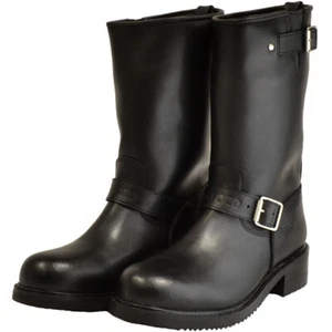 Oxford Apache Cruiser Leather Custom Motorcycle Waterproof Boots Size 3