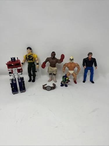 1980s Vintage Action Figure Lot Transformers A Team Onion Head