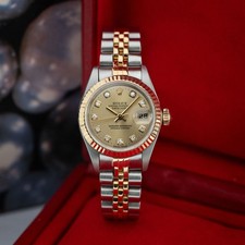 Rolex Datejust 79173 Champagne Diamond Dot - 1999 Box No Papers