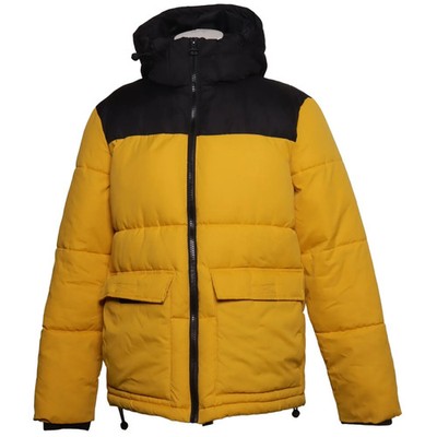 Clockhouse by C&A, Winterjacke, Herren, Größe: L, Gelb/Schwarz, Polyester #dm0