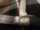 Camillus Lockback Pocketknife SS Blade Wood/Brass Handle Sheath — photo 2