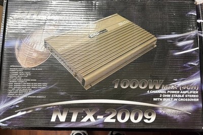 DHD 1000W 4 Channel Amp + Sony XS-GT1327A Speakers (2 Pairs / 4