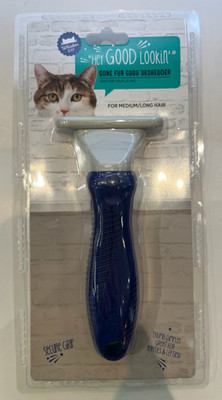 Whisker City Hey Good Lookin Gone Fur Good Deshedder for Short/Medium Hair Cats