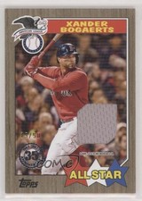 2022 Series 2 1987 Topps Baseball All-Star Relics Gold 19/50 Xander Bogaerts s5j