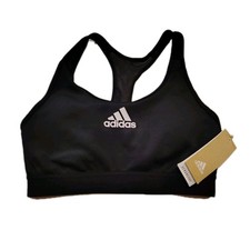 adidas aeroready sports bra Medium Black New With Tags Active Gym Yoga