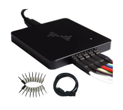 USB Logic Analyzer, 16 Channels, 400MHz Sampling Rate, 16G Sampling Depth, 25...