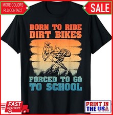Funny Dirt Bike Art For Boys Girls Motocross Dirt Bike Rider T-Shirt