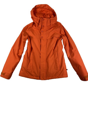 Burton DryRide Ski Jacket Women's Sz M Orange Insulated Snowboarding Winter