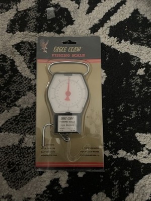 Eagle Claw 50 lb Fishing Scale with 39in Tape - Compact, Easy Read Portable