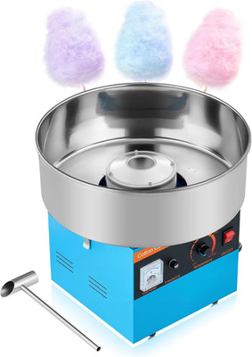 Commercial Cotton Candy Machine, 1000W, Easy Use, 15'' Bowl, Blue